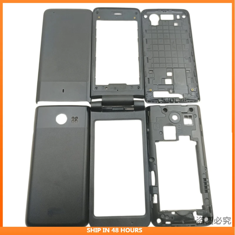 For LG Exalt LTE 4G VN220 Full Housing Case Battery Door Back Cover With Middle Frame Replacement Parts