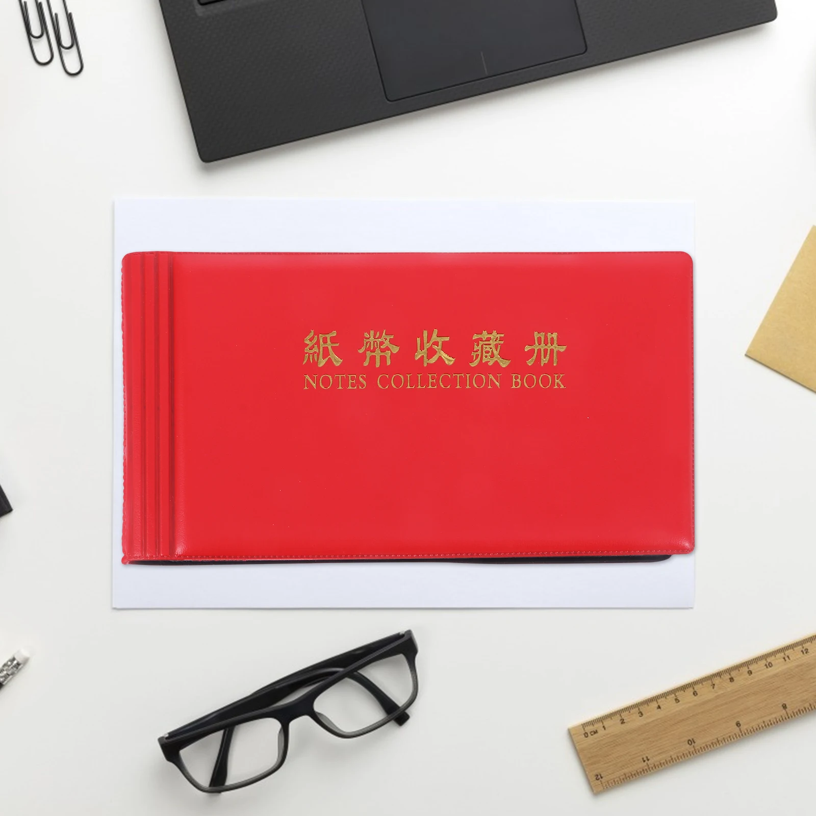 

30 Pages Paper Money Collection Album Durable PVC Banknote Holder Organizer for Collectors Storage Book Banknote Collection Book