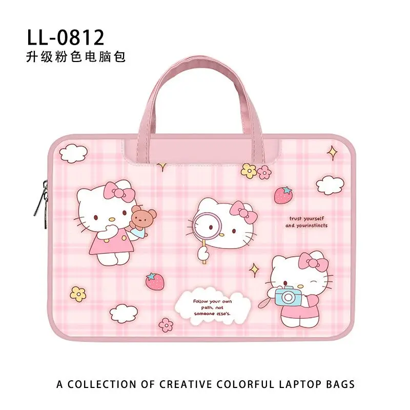 

Sanrio Hello Kitty сумка для ноутбука милый большой емкости органайзер для планшета мультяшная сумка чехол для ноутбука 12 дюймов 13 14 дюймов 15 дюймов 16 дюймов розовый подарок