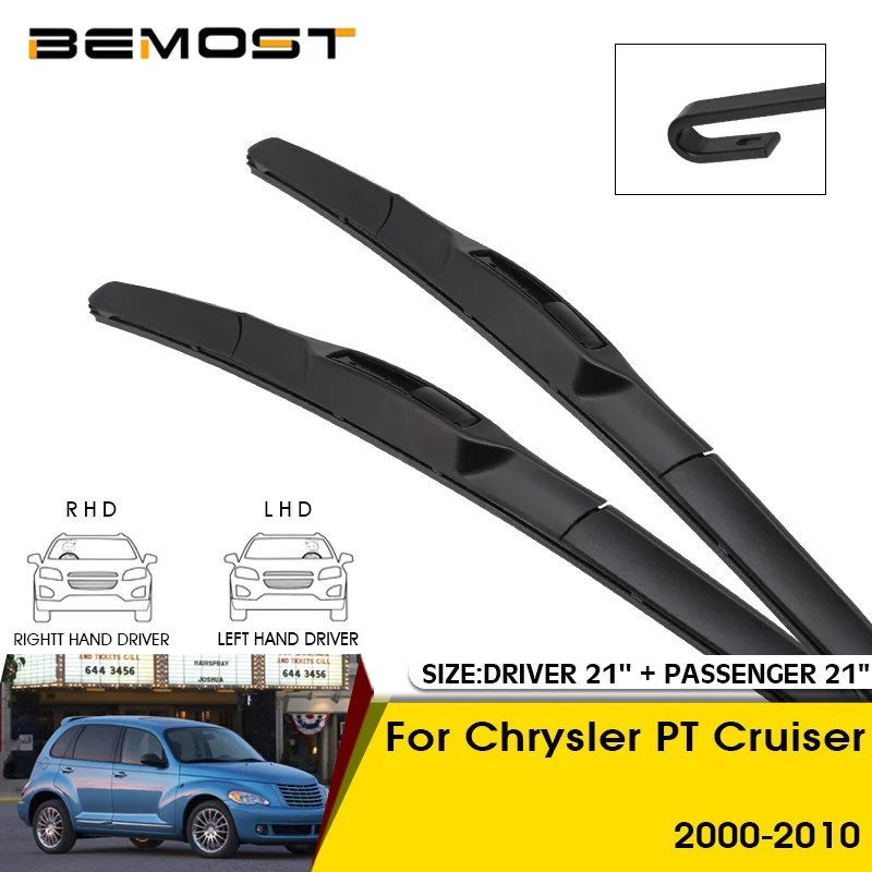 

Car Wiper Blades For Chrysler PT Cruiser 2000-2010 Windshield Windscreen Front Window Blades 21"+21" Car Accessories