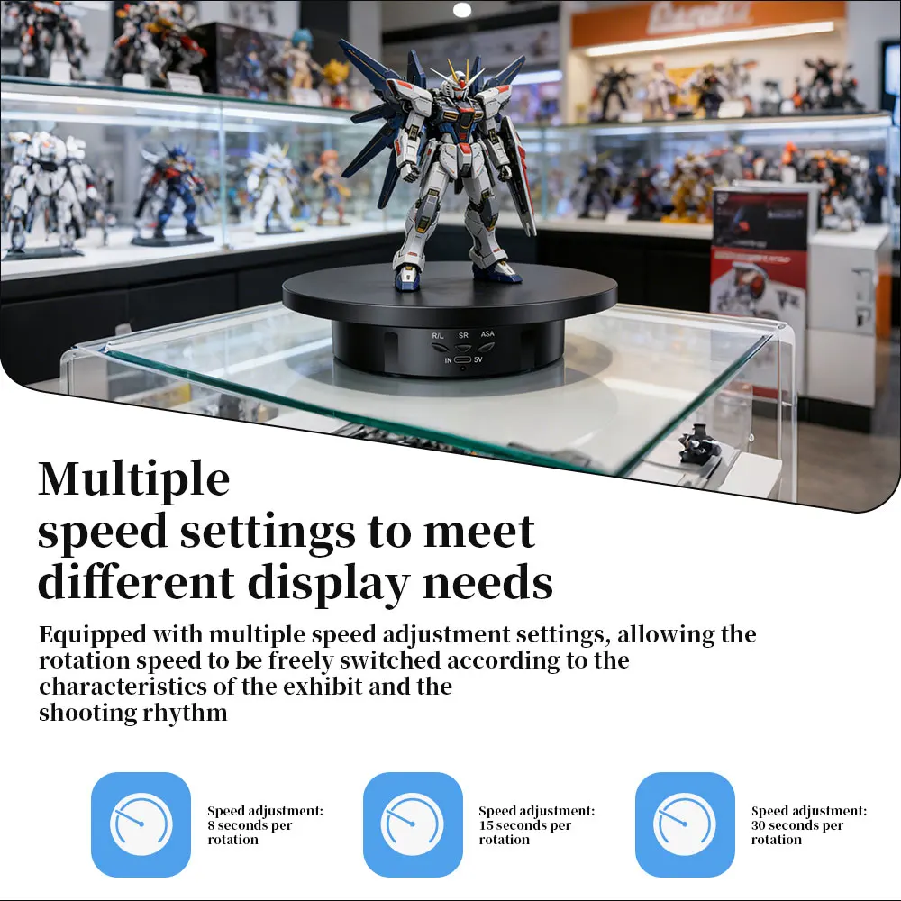 

Электрическая вращающаяся подставка для фотографий и видео с дистанционным управлением, 360 градусов, моторизованный поворотный стол для фотосъемки