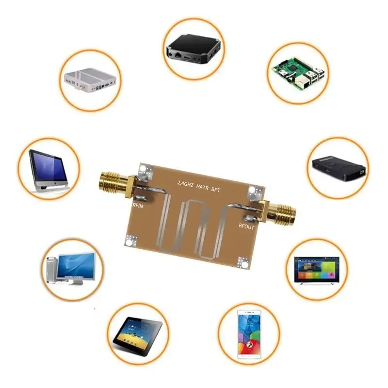 

652F Optimize Transmission with Replace 2.4GHZ Microstrip Bandpass Filter