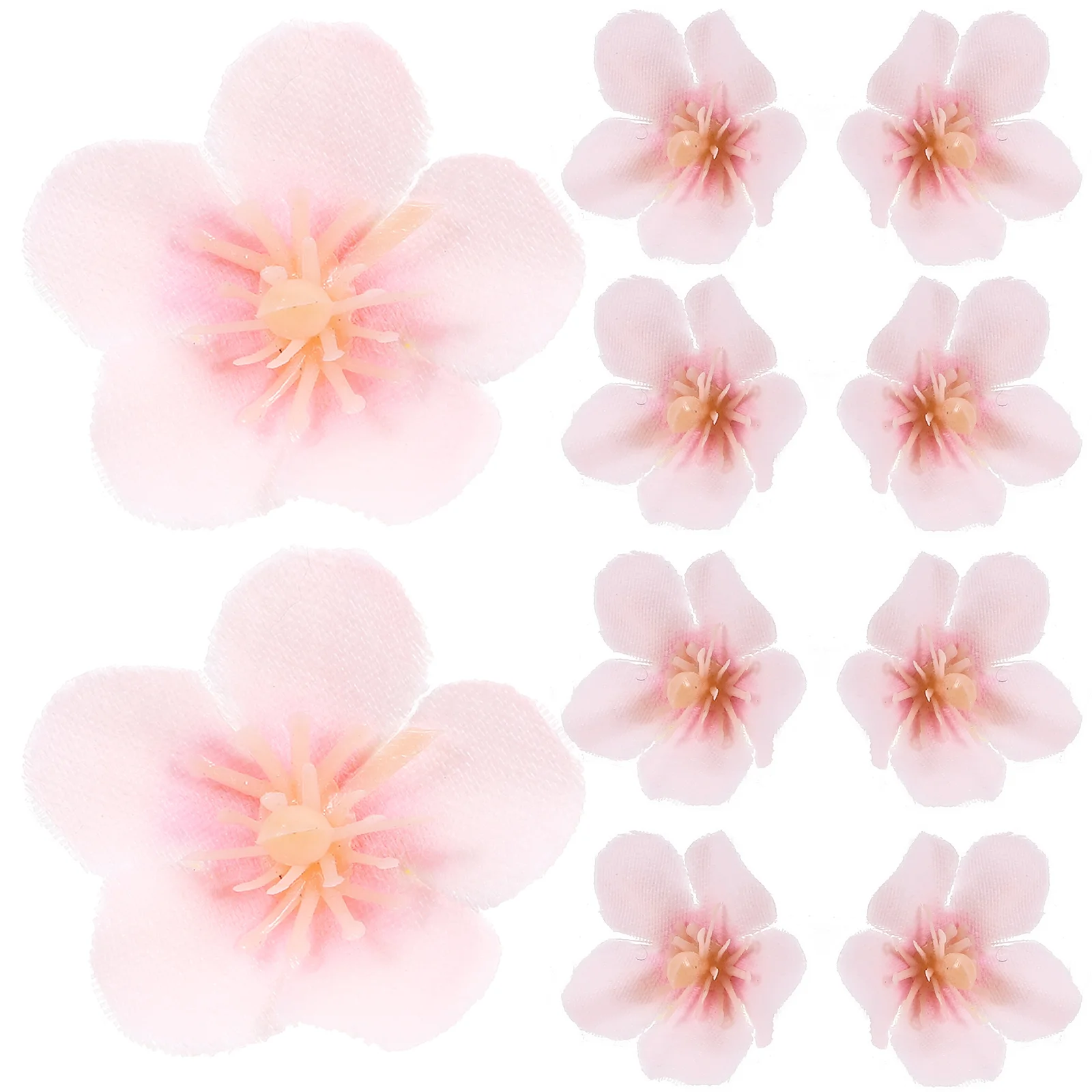 Flower Garland Cherry Blossom Petals Artificial Oriental Head Decor for Crafts Fake