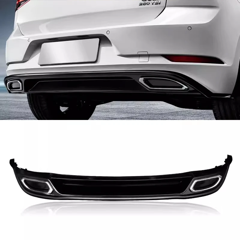 R-Line style rear bumper lip diffuser car body kits For vw golf 7golf 7.5 mk7 MK7.5 Rear Diffuser 2013-2020 car accessory