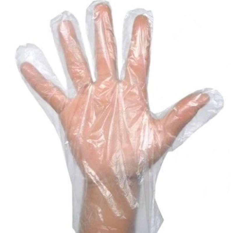 100 Pcs Eco-friendly Disposable Gloves Garden Household Restaurant BBQ Clear Multi-functional Gloves Food Grade