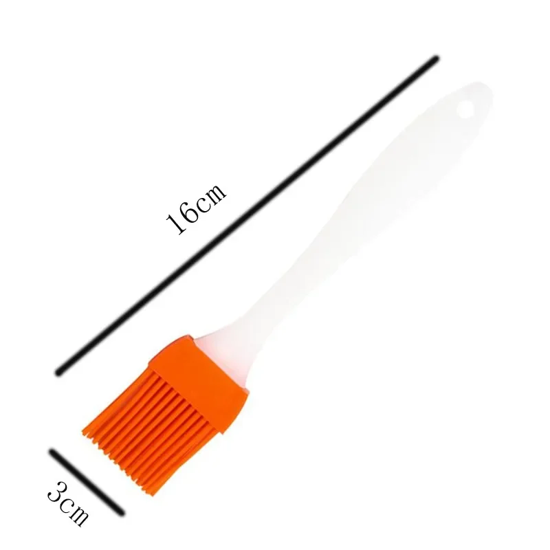 Useful Silicone Oil Brushes Baking Bakeware Bread Cook Brushes Pastry BBQ Basting Brush Seasoning Oil Brushes Kitchen Tools