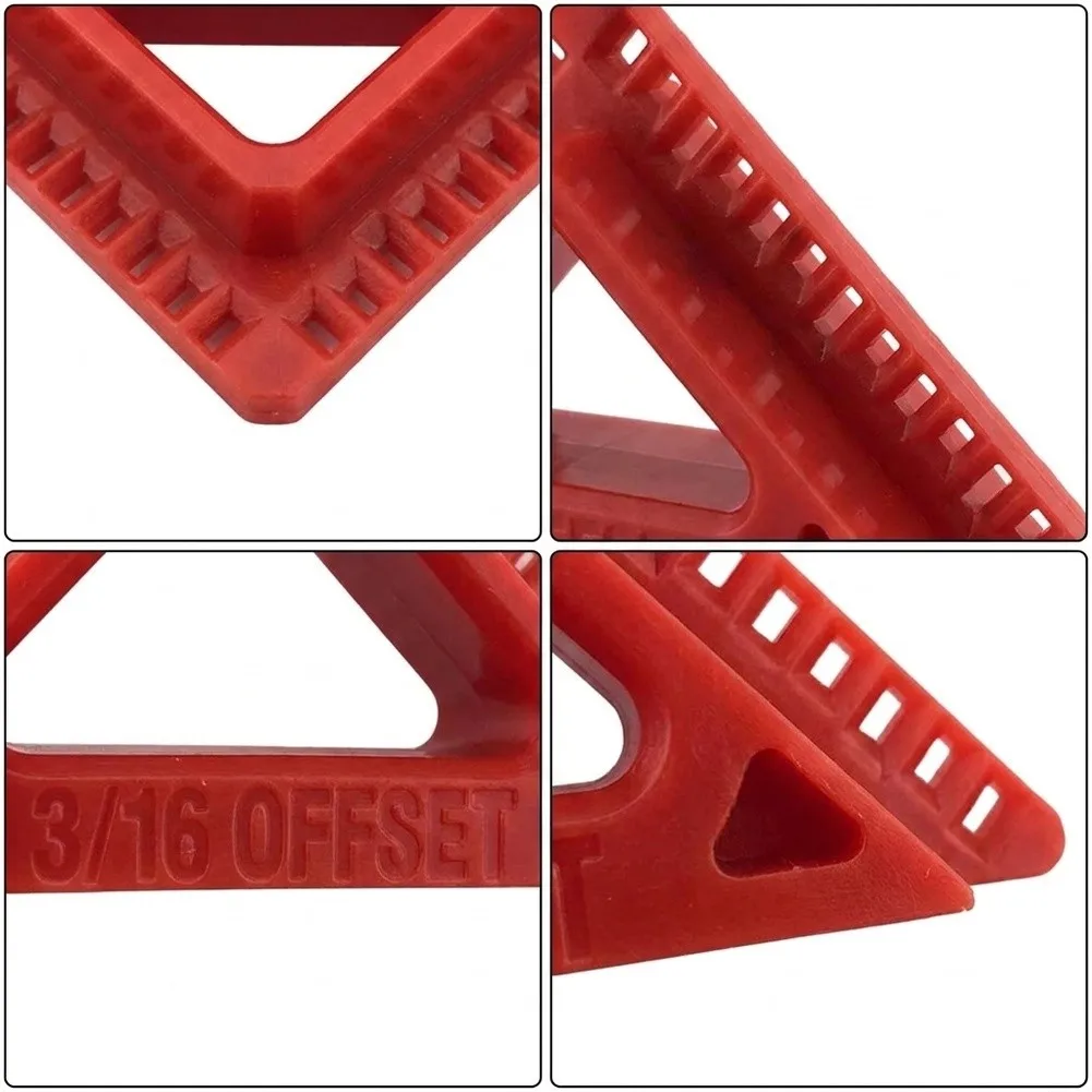 Door Reveal Gauge with Dual Offset Settings 3/16 in and 1/4 in and 1/8 in Tongue Spacer for Consistent Trim Installation