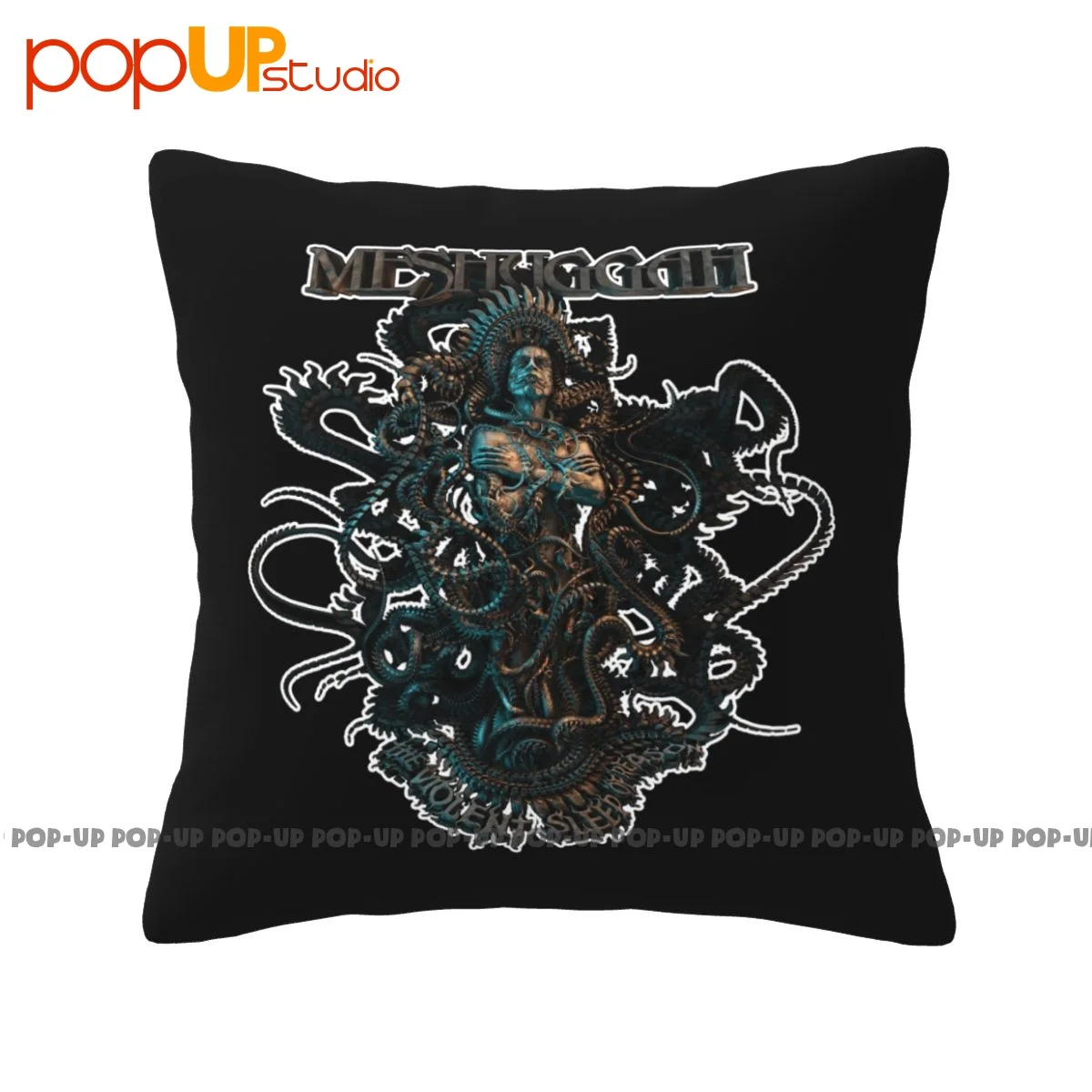 Thick Meshuggah Violent Sleep Pillowcase Throw Pillow Cover Printed Super Soft High Quality