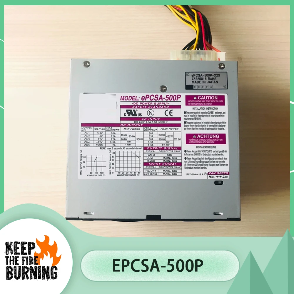 

ePCSA-500P For Nipron Me-dical Power Supply PCSA-500P-X2S 500W