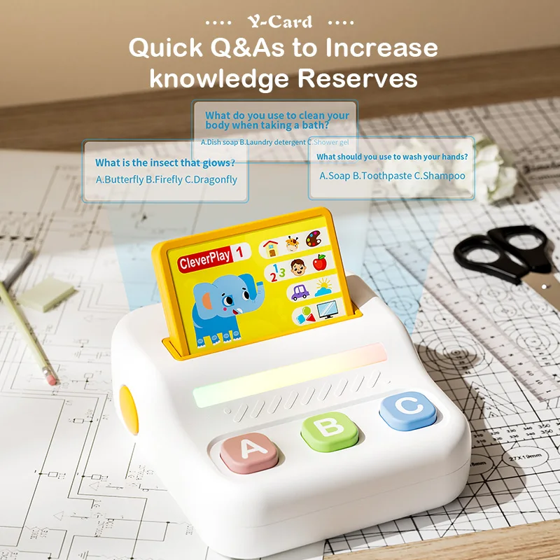 Children's Educational Learning Machine Early Enlightenment Intelligence Toys Thinking Judgment Desktop Machine Electronic Answe