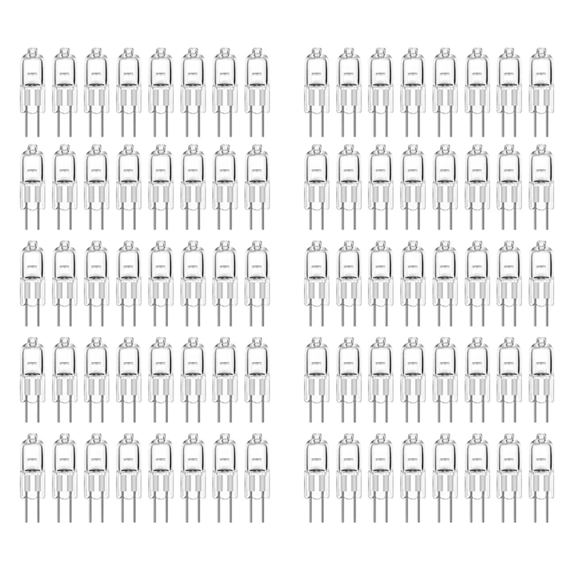 LICE-80PCS G4 12V 20W Halogen Lamp G4 12V Bulb Inserted Beads Crystal Lamp Halogen Bulb 20W 12V Halogen Bulbs