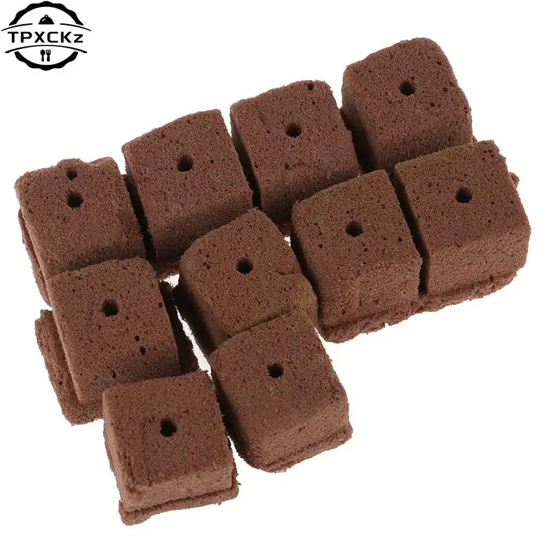 10pcs Grow Plug Soilless Cultivation Rose Plants Cuttings, Clones, Nursery Substrate Blocks Flower Mud Grow Starter Cubes