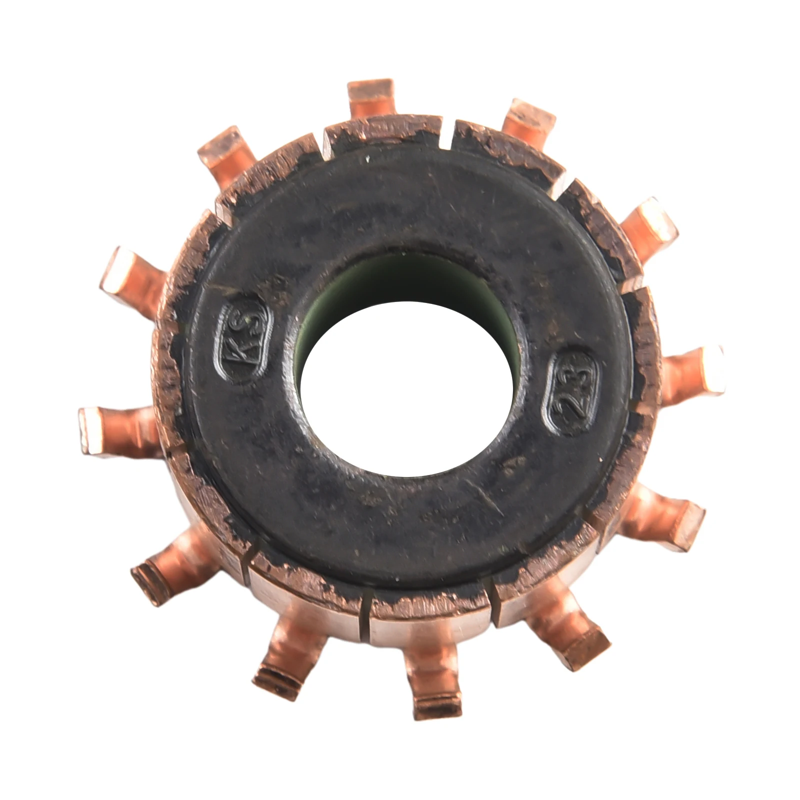 

1pc Motor Commutator CHY-3389-12-10 Copper Hook Type 12 Gear Teeth 23x10x17(18) Mm Home Appliances Power Tools Accessories