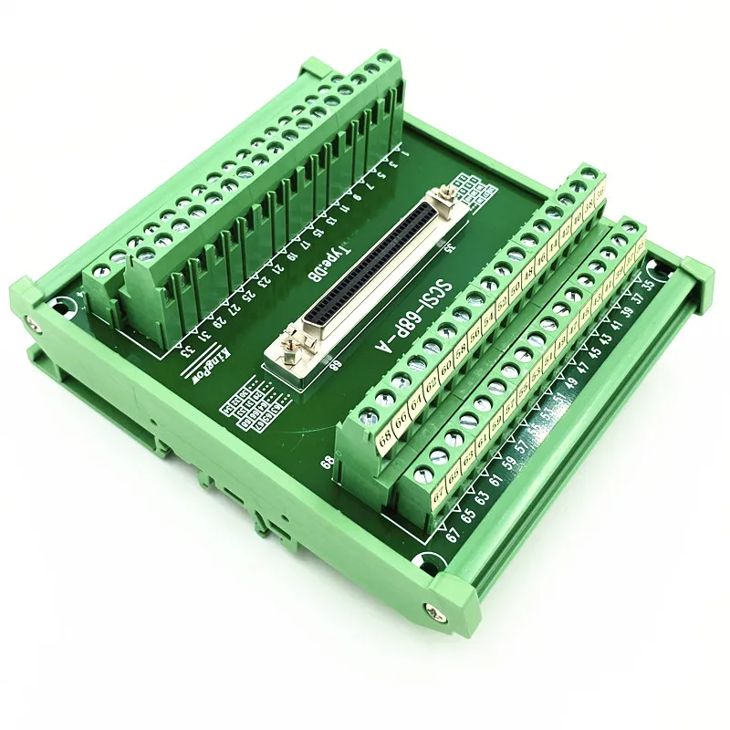 

68pin Mini D Ribbon/MDR Female Breakout Board SCSI68 Terminal Module SCSI female to Terminal Block