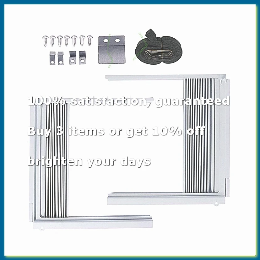 Window Air Conditioner Side Panels with Frame Adjustable Window Ac Insulation Side Panel for BTU Window AC Unit