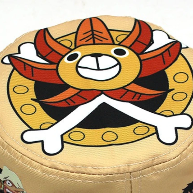 New One Piece Roronoa Zoro Tony Tony Chopper Nico Robin Cartoon Cute Fisherman Hat Unisex Casual Versatile Sunshade Bucket Hat - view 6