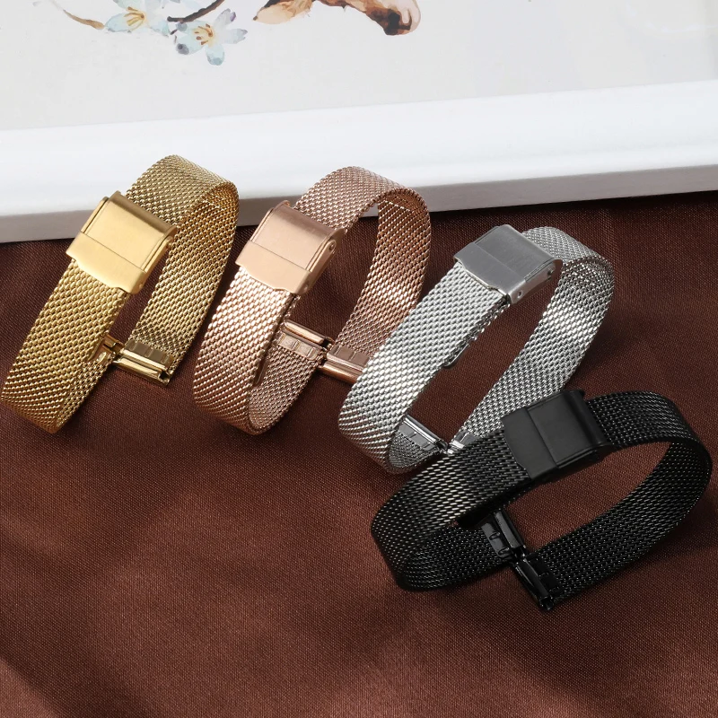 For DW Watch Strap Steel Belt High-Quality Wind Milan Metal Bracelet Daniel Wellington 14mm 16mm 18mm 20mm 22mm Men And Women