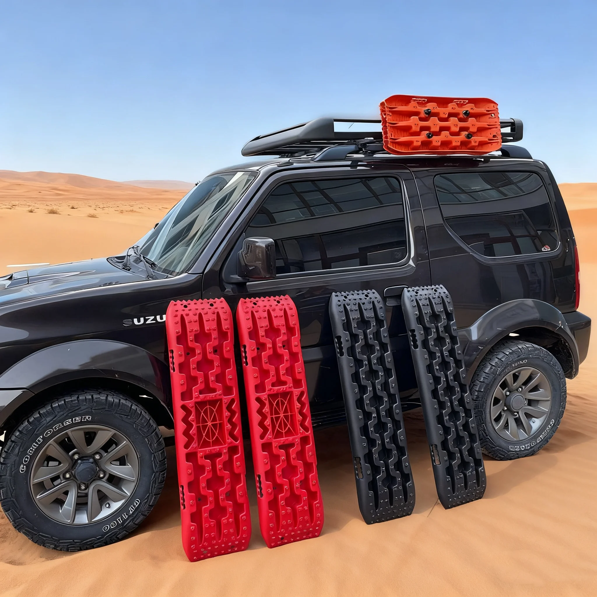 

Traction Board Vehicle Anti Slip 10 Tons Load-bearing Nylon Traction Board Suitable for Snow and Desert