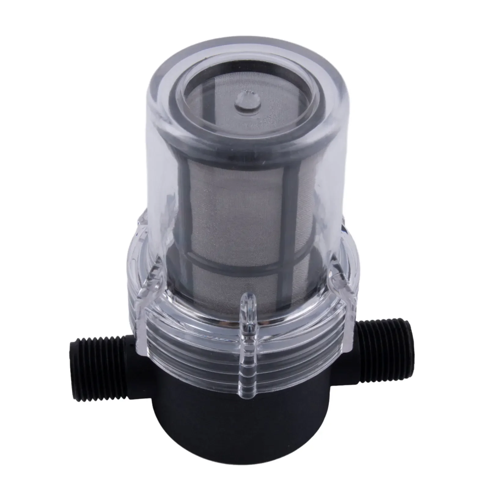 

High Quality Filter Water Filter 1/2 Connection Stainless Steel 4-point Interface 80 Mesh Black Cleaned Durability