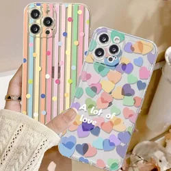 Wave Poin Love Heart Phone Case for Samusng Galaxy S25 S24 Ultra S22 S23 Plus S20 FE A15 A16 A55 A54 A35 A24 A34 A52 A53 Cover