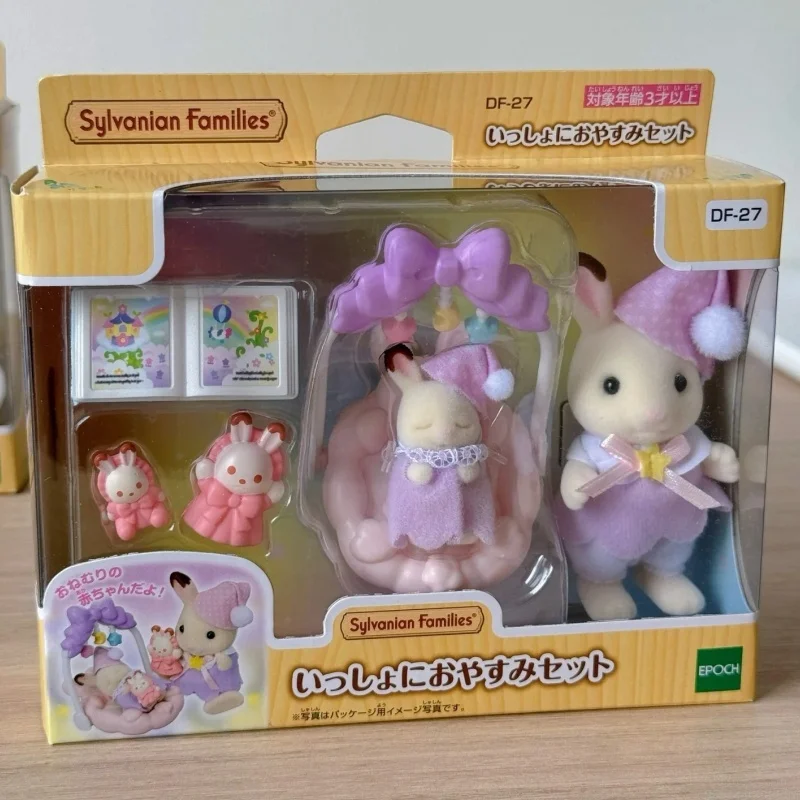 New Sylvanian Families Sea Otter Sisters Diving Doll Cute Decoratio Cotton Candy Mouse Bathing And Shampooing Family New Gifts