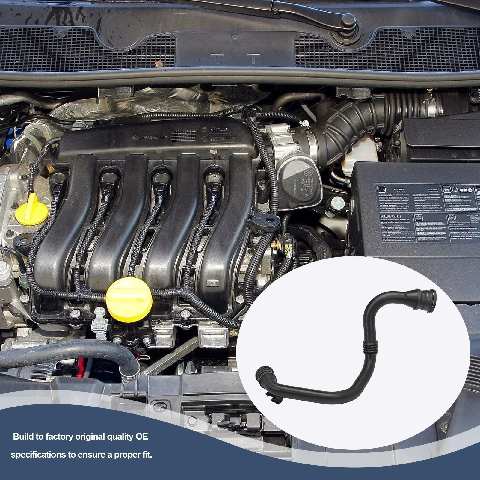 Turbo Intercooler Hose Compatible with Renault Megane Scenic III 1.5 dCi 8200981498