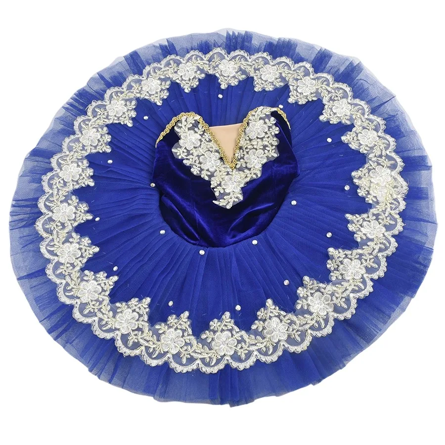Blauw Volwassen Vrouwen Professionele Tutu La Esmeralda Ballet Tutu Platter Pannenkoek Tutu Jurk Meisjes Kids Ballerina Party Kostuum