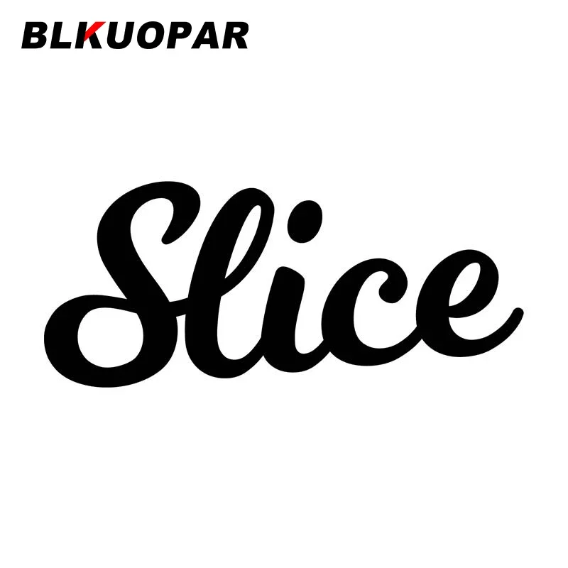

BLKUOPAR Slice Car Sticker Original Funny Waterproof Decal Personality Sunscreen Surfboard Refrigerator Decoration Car Lable