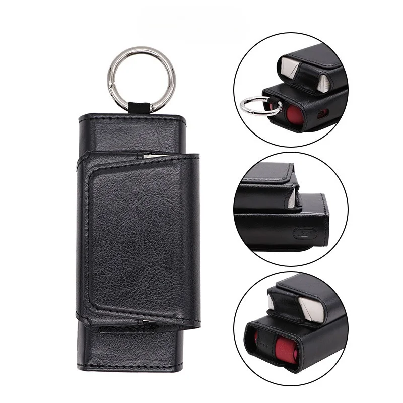 Picture 4: 5 Color Classic Leather Cover for Iqos Iluma i Case 2in1 Leather Storage Bag Compatible with Iluma PRIME Case