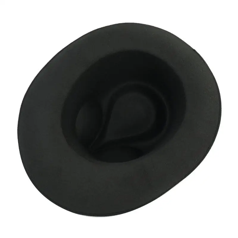 A52E Costume Hat Short Brim Hat Adult Fedoras Stage Show Gentleman Hat Party Headwear