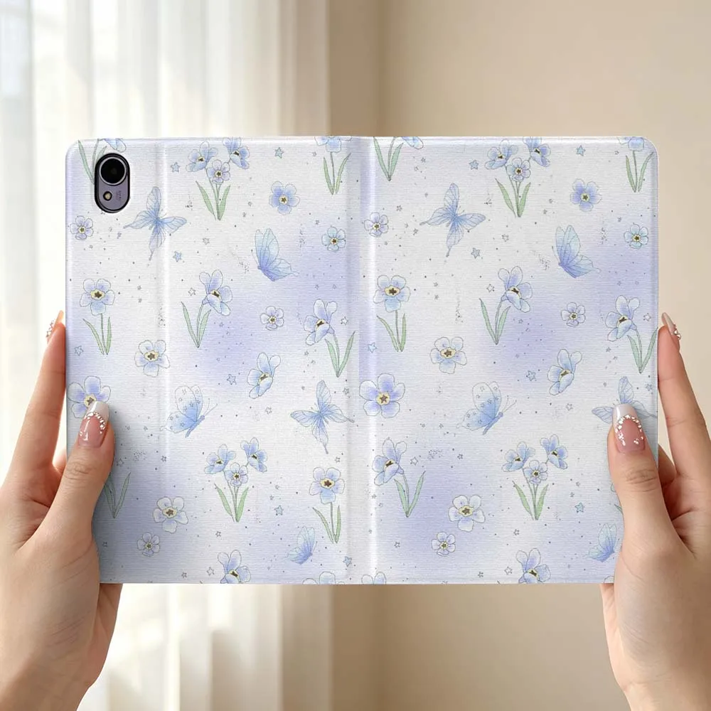 Blue Star Flower For Huawei MediaPad MatePad Honor Pro V6 9 V8 X9 12 X 13.3 SE 11 11.5 Inch Tablet Case Popular