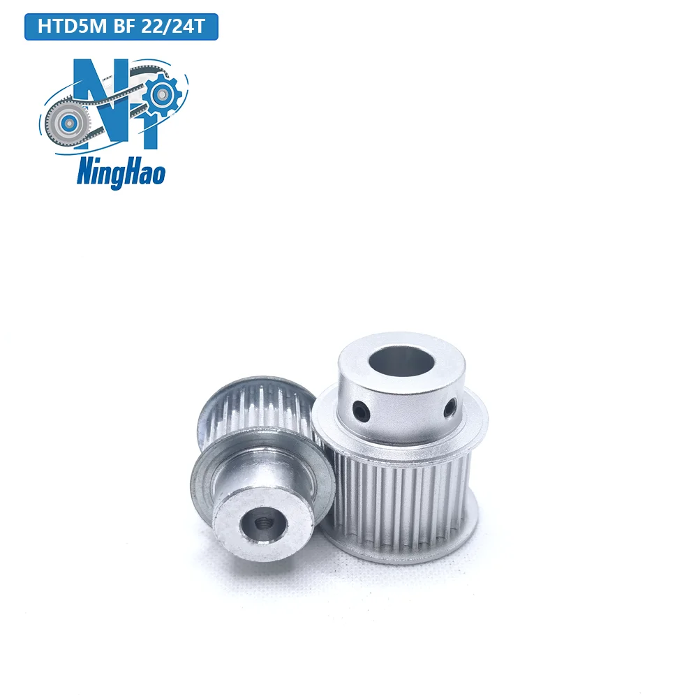 HTD 5M 22Teeth 24Teeth BFtype Timing Pulley Belt Width 10/15/20/25mm Bore 5/6/6.35/8/10/12……20mm 22T 24T 5M Synchronous Wheel
