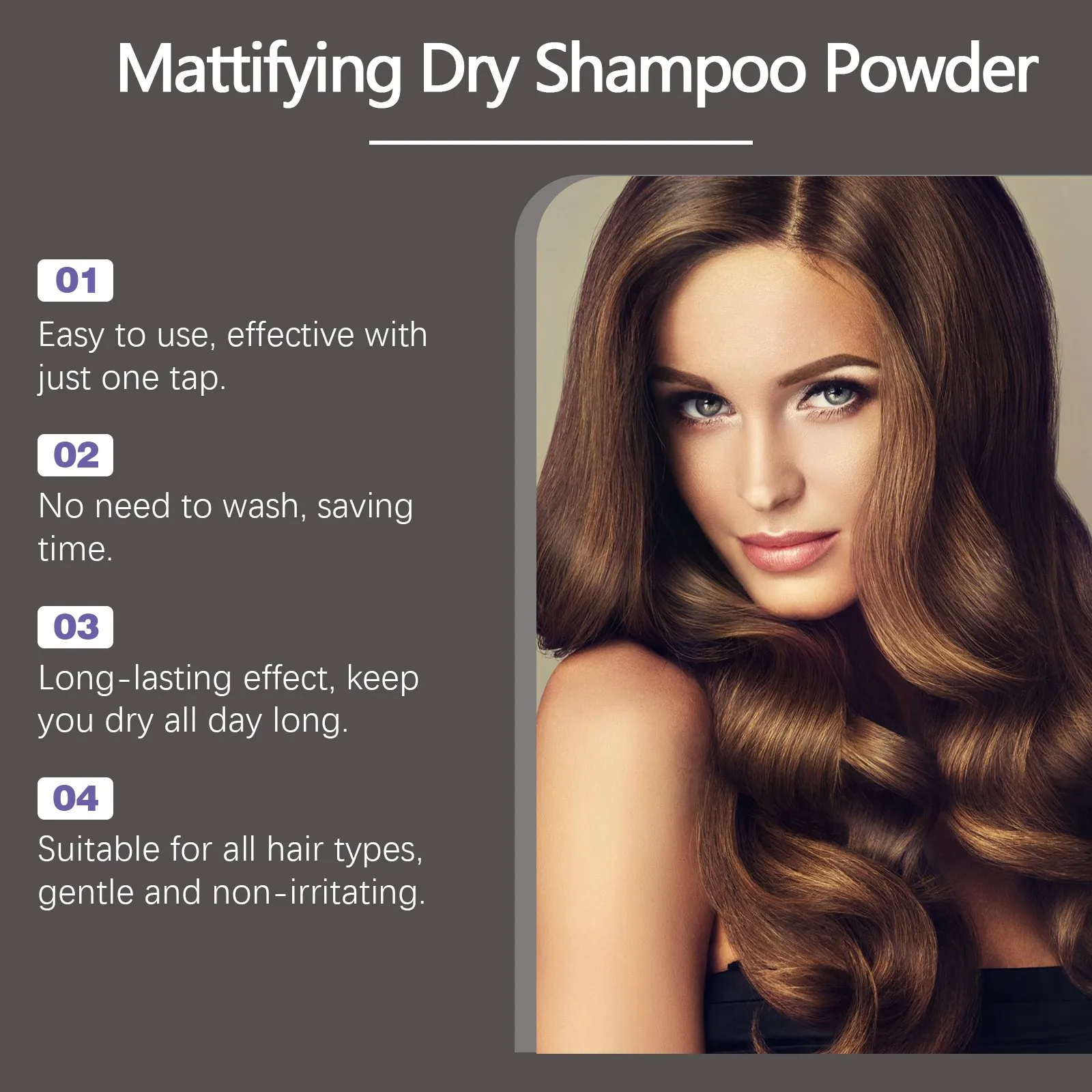 2024 New Mattifying Dry Shampoo Powder Lazy People Bangs Refreshing Shampoo Dry Powder Best Gifts For Female