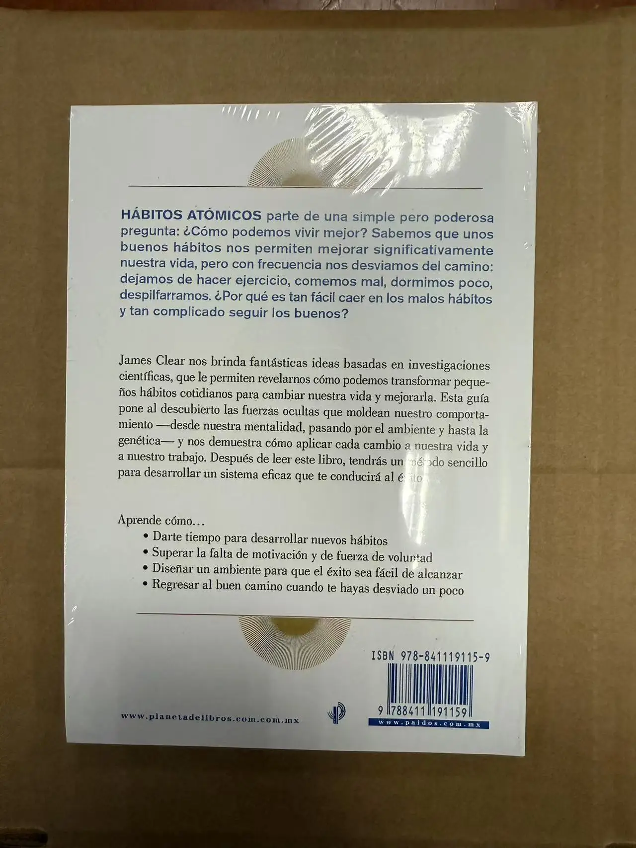 Atomic Habits By James Clear An Easy & Proven Way To Build Good Habits & Break Bad Ones Self-management Books (Spanish Book)
