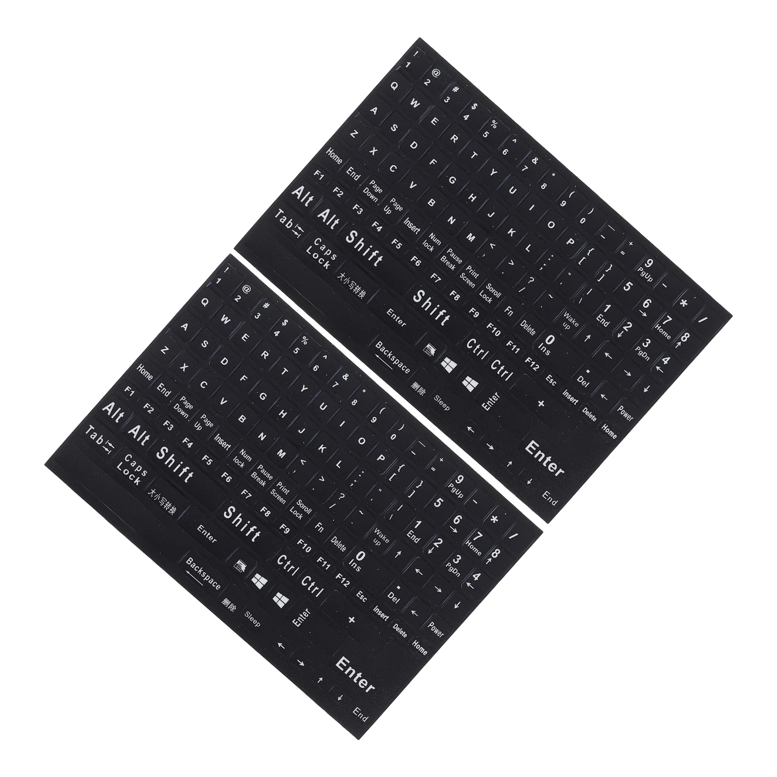 

Keyboard Stickers English Large Print Wear-Resistant Full Cover For Laptop Desktop Notebook Computer Keyboards Self-Adhesive