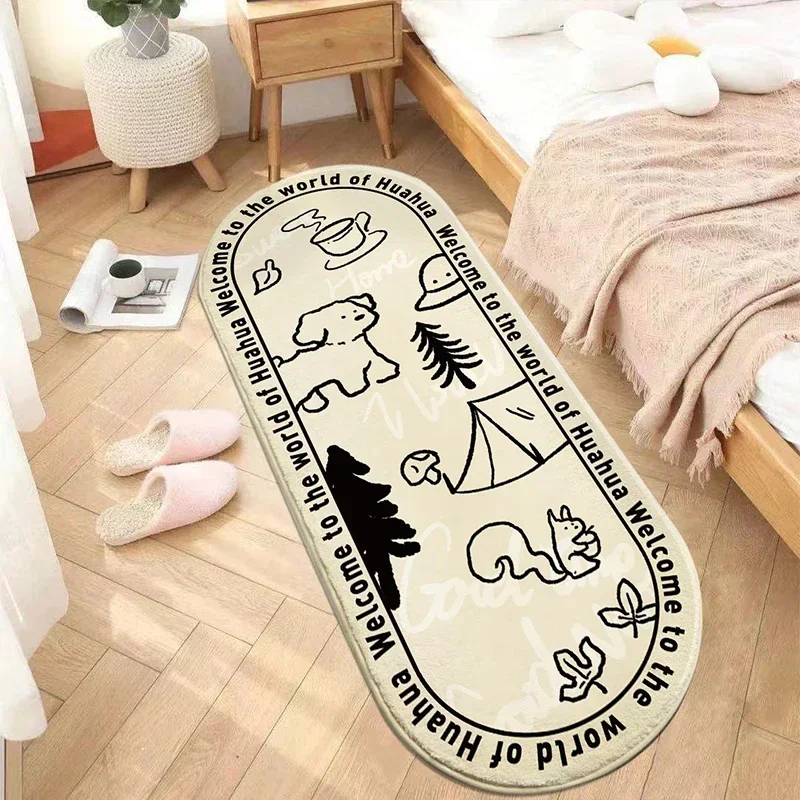 

Carpet for Bedroom Rug Bedside Mat Home Decor for Room Decoration Floor Mat Fluffy Soft Plush Long Area Rugs Alfombra Habitación