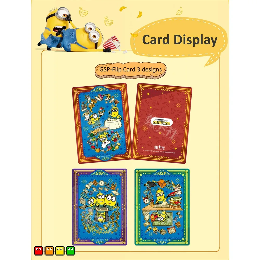 Original Card.fun Minions Collection Cards Carnival Holiday Series SSR SP CR Animated Movie Cute Roles Cards Children Hobby Gift