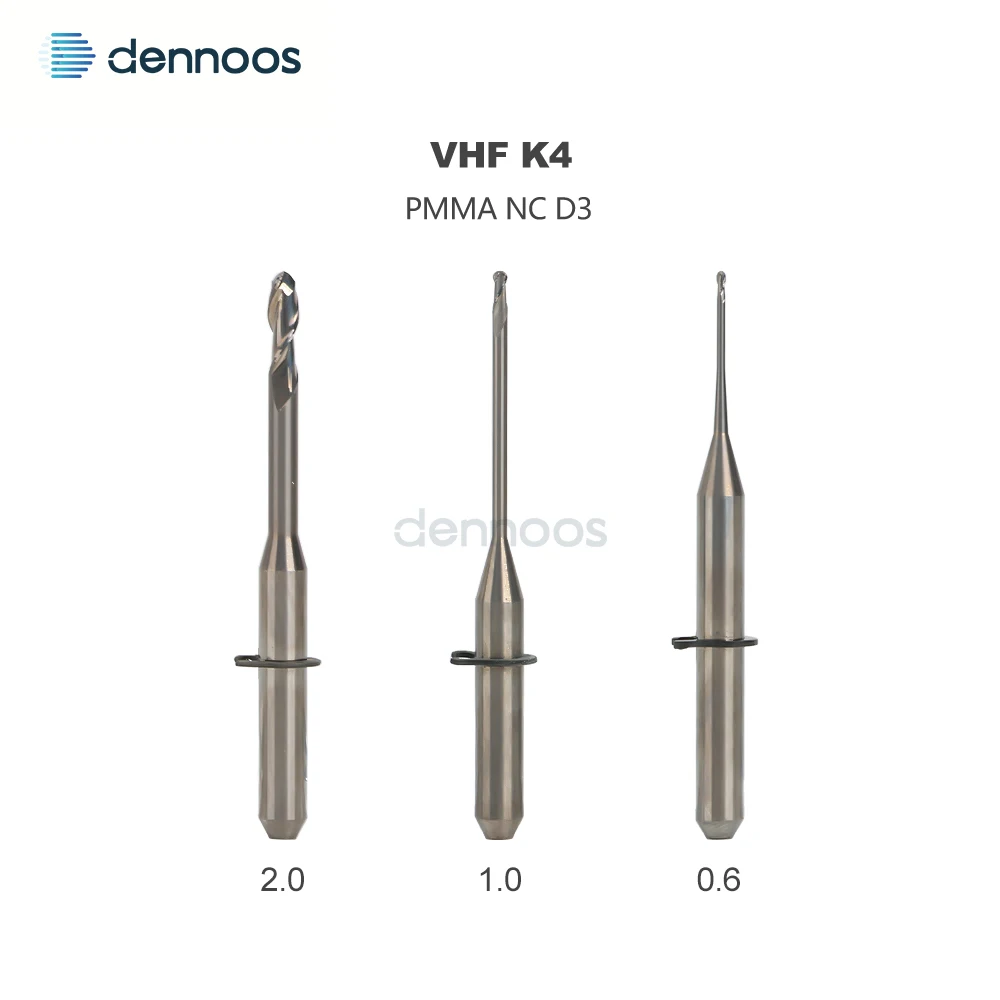 PMMA-Fräsbohrer D3 D4 mit NC-Beschichtung für alle Marken wie Amann/Sirona/ARUM/UP3D/Zirkonzahn/Roland/Yureca PEEK Dentalfräser – Detail 4