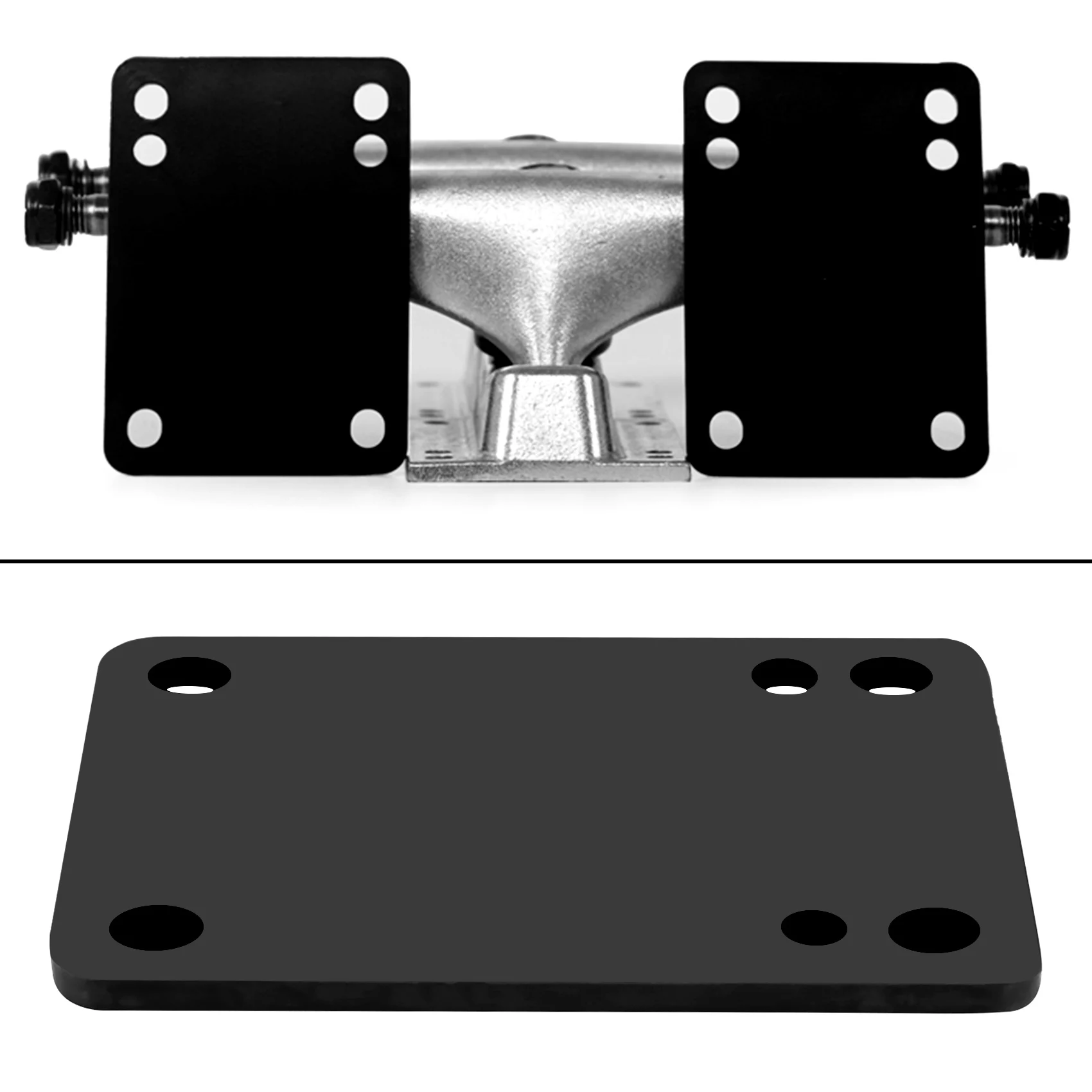 Rialzo per skateboard in gomma 1/8 3 mm, confezione da 2