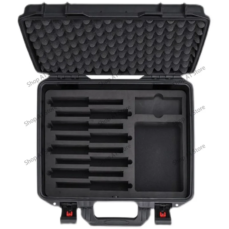 801 Combination Storage Box 8 Microphone 8 Fanny Pack Microphone Fanny Pack Headwear Earphone Monitor Performance Plastic
