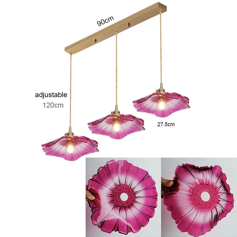 Multi-stijl groene glazen hanglamp eetkamer vintage plafondlamp glazen lampenkap moderne kroonluchter keukeneiland