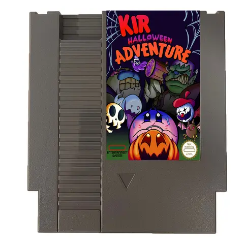 Ki Halloween Adventure - 8 BIT NES Game Cartridge For NES Game Cosnole