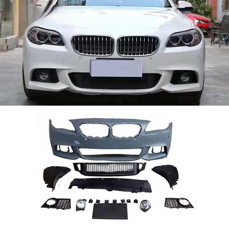 

F10 MT Style body kit For BMW 5 series 520i 525i 530i 535i F18 F18 Front rear Car bumpers side skirts body kits