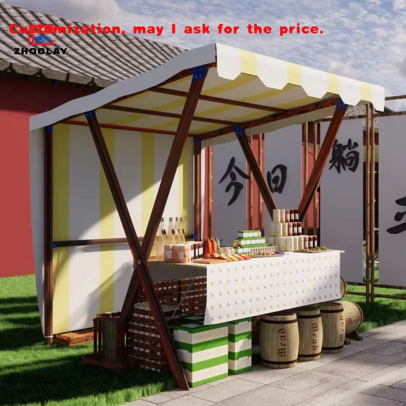 

на заказ.Campus Mall Street Fair Event Booths Металлическая стойка для будки Фестивальные киоски для еды Индивидуальный киоск