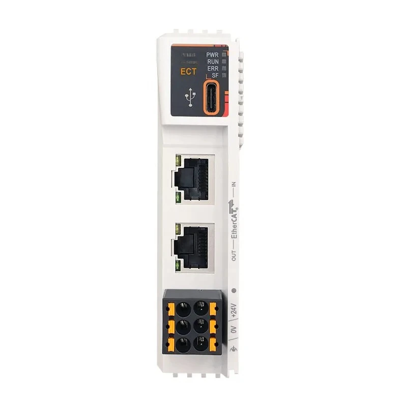 EtherCAT Bus Coupler Remote I/O Module 24V DC 16 Expansion Modules PLC System