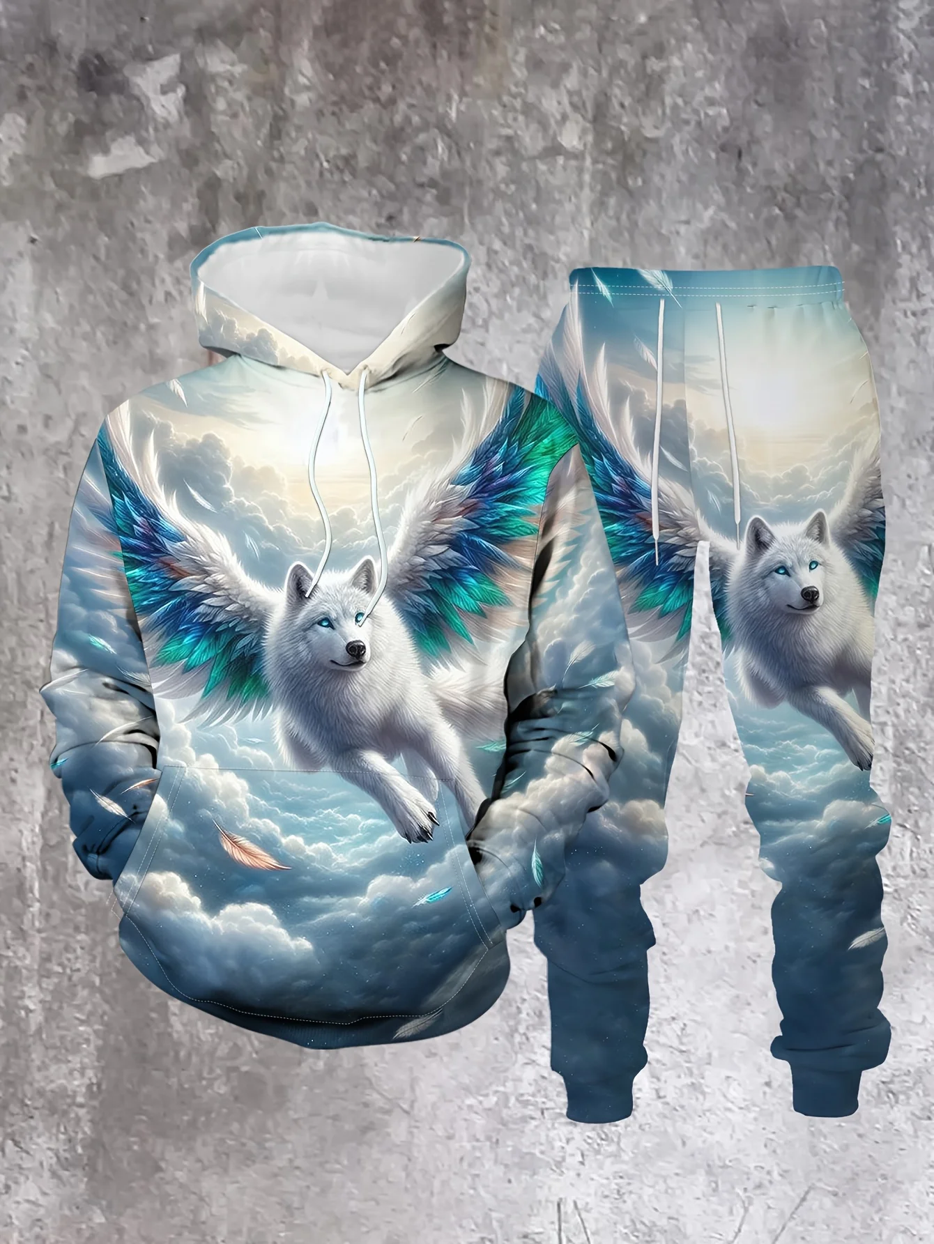 

Autumn Animals 3D Printed Hoodie Suit Men Sweatshirts Sweatpants Casual Funny Fashion Two Piece Tracksuit Set Men's Clothing