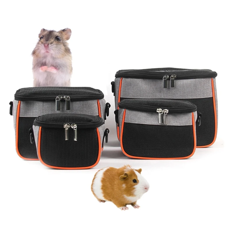 

Bird for Carrier Hamster Travel Bag Front Mesh Good Ventilation Design for Squirrel Hedgehog Guinea Pig Chinchilla S/for 87HA