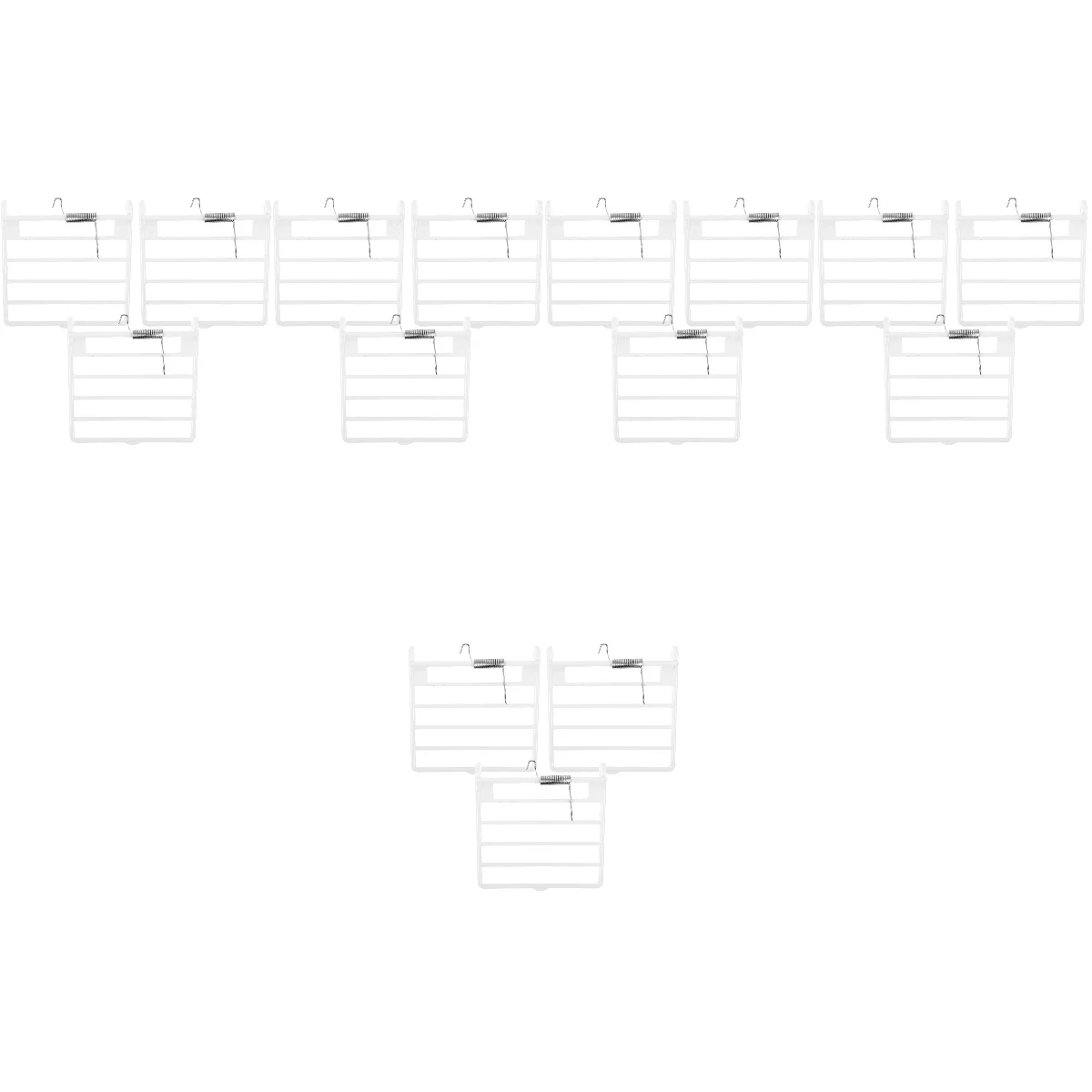 

5pcs Set of 5 for Birdcage Door Replacement Feed Parts Food Holder Clips Supply Accessory