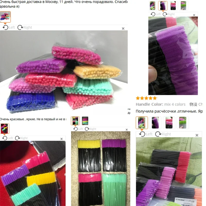 Spazzola per ciglia monouso in gel di silicone pettine bacchette per mascara strumento per estensione ciglia strumento professionale per trucco di bellezza per le donne