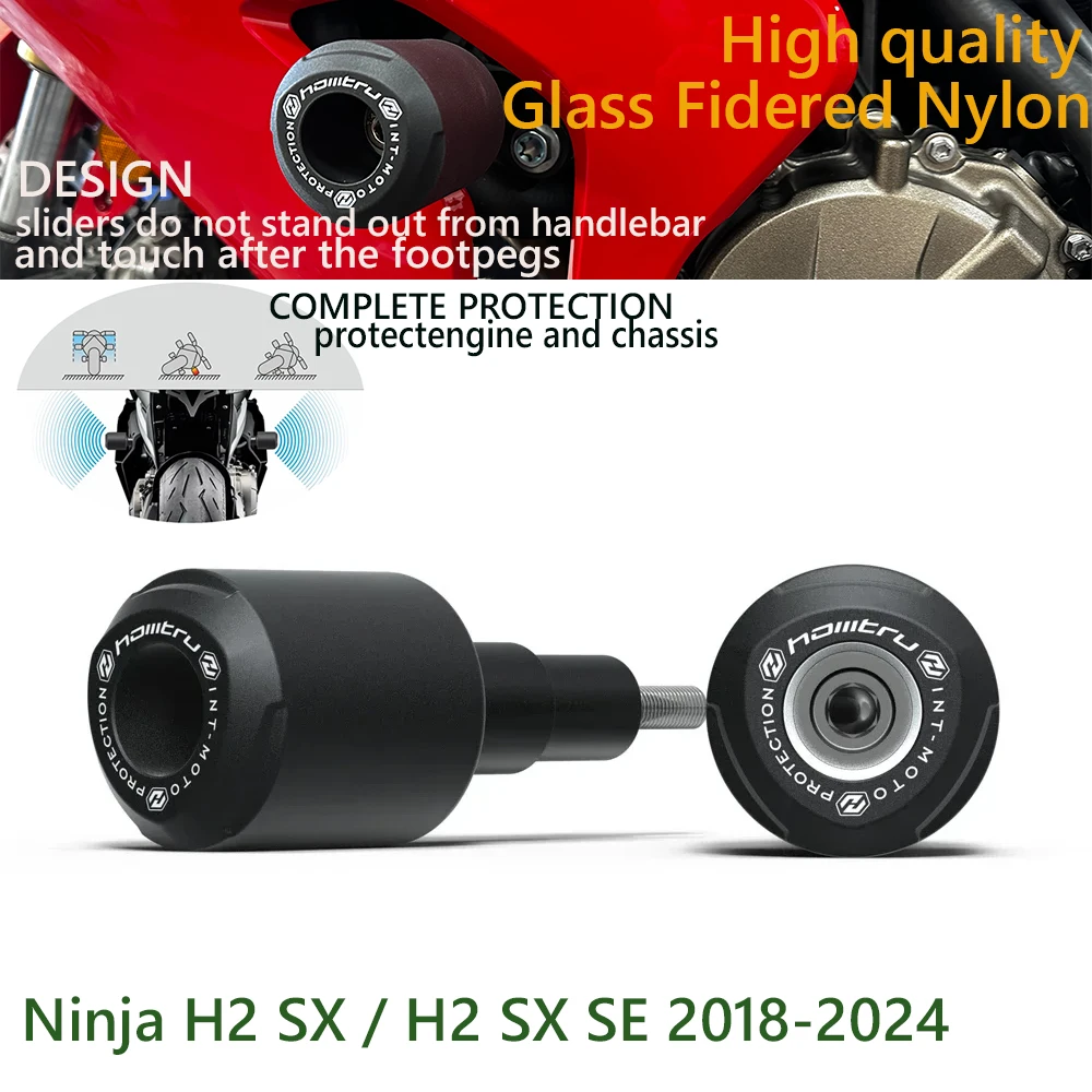 

For KAWASAKI Ninja H2 SX / H2 SX SE 2018-2024 Crash Protection Bobbins